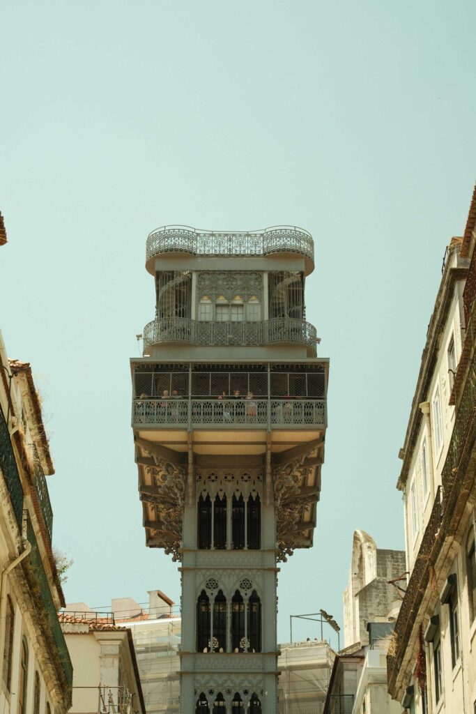 Santa Justa Lift, viewpoint in the Lisbon centre